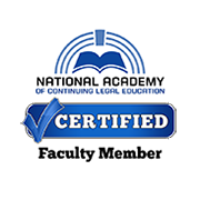National Academy of Continuing Legal Education | Certified Faculty Member