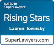 Rated by Super Lawyers | Rising Stars | Lauren Tovinsky | Superlawyers.com